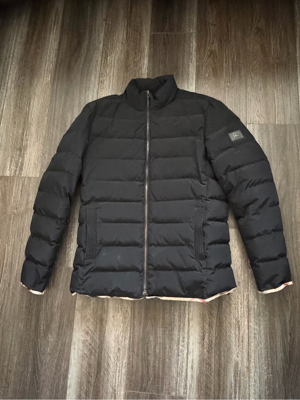 Burberry Black Quilted Down Puffer Jacket